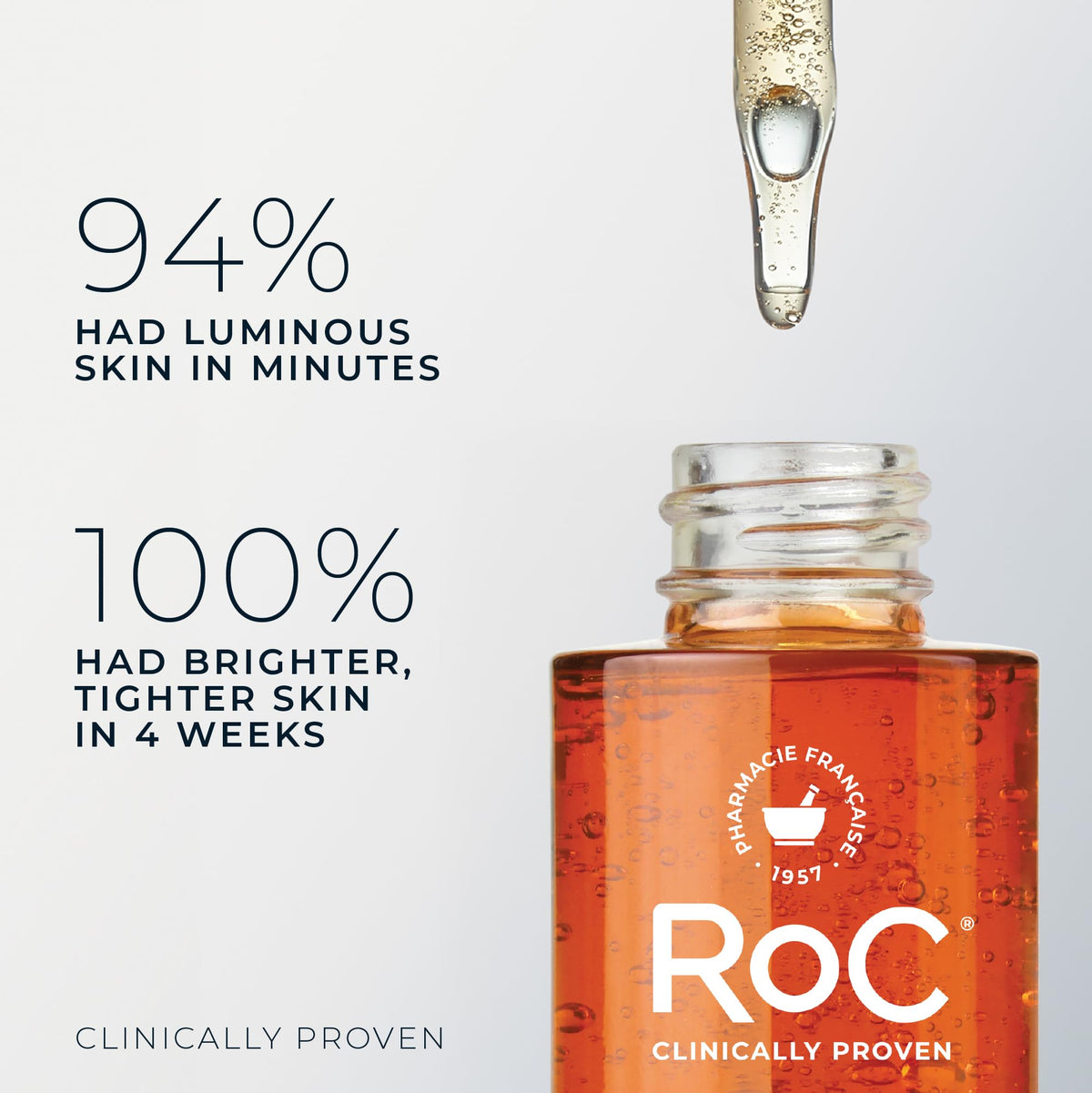 RoC Vitamin C Serum for Face Multi Correxion Revive + Glow, 10% Active, 1oz