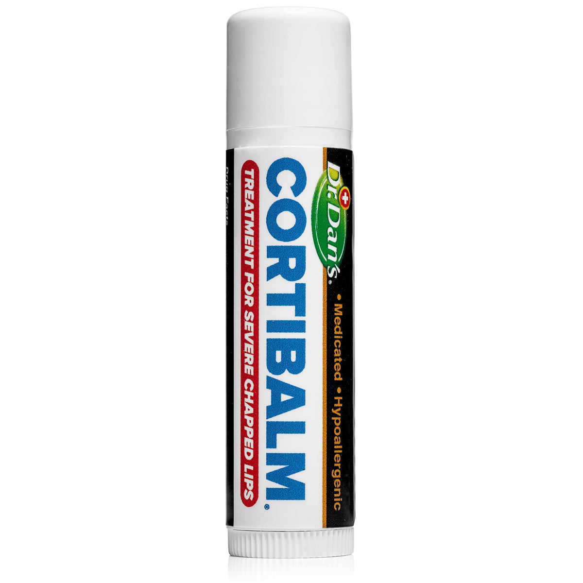 Dr. Dan's Cortibalm 1-Pack Lip Balm with 1% Hydrocortisone for Cracked Lips