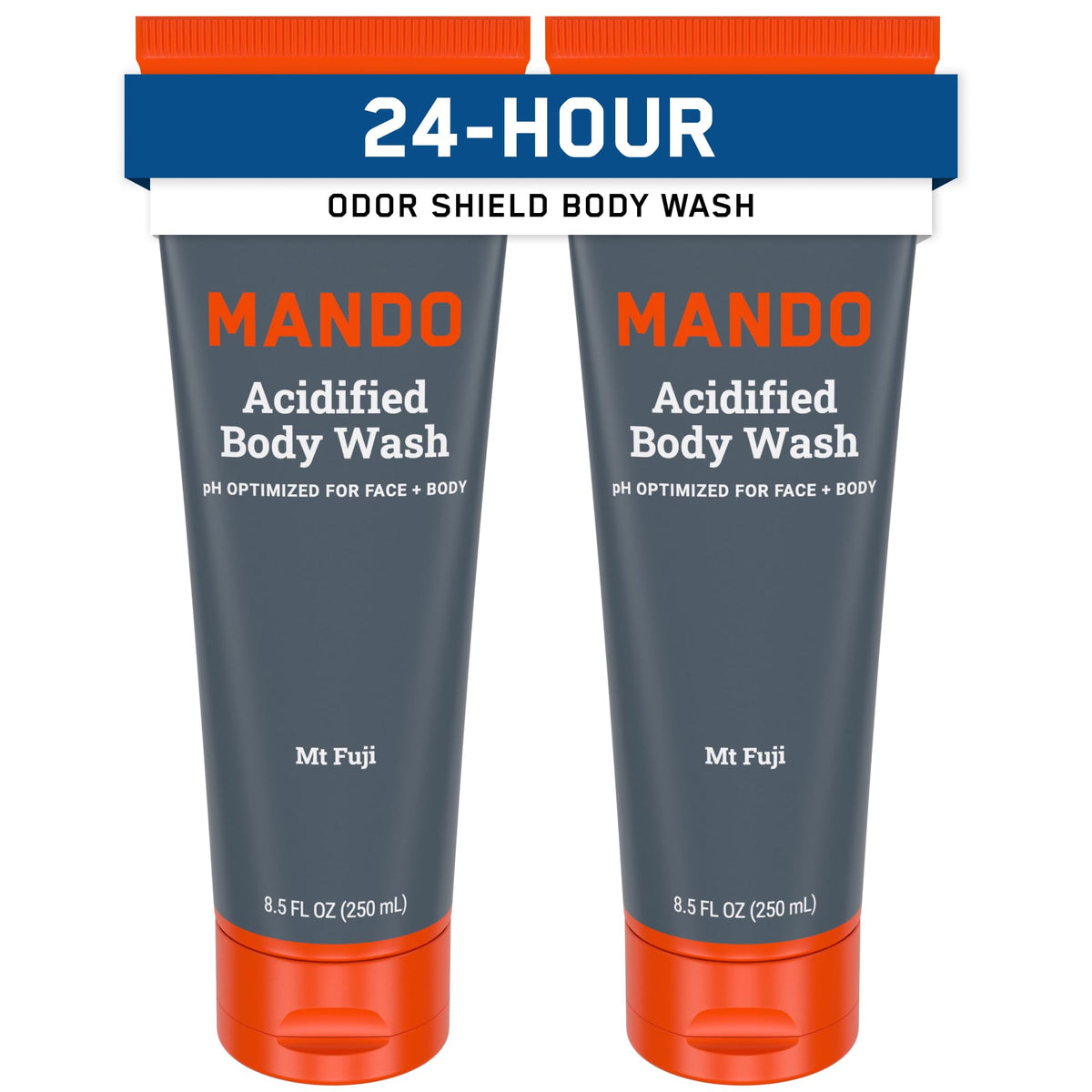 Mando Body Wash - SLS and Paraben Free, Skin Safe - 8.5 oz - Mt Fuji