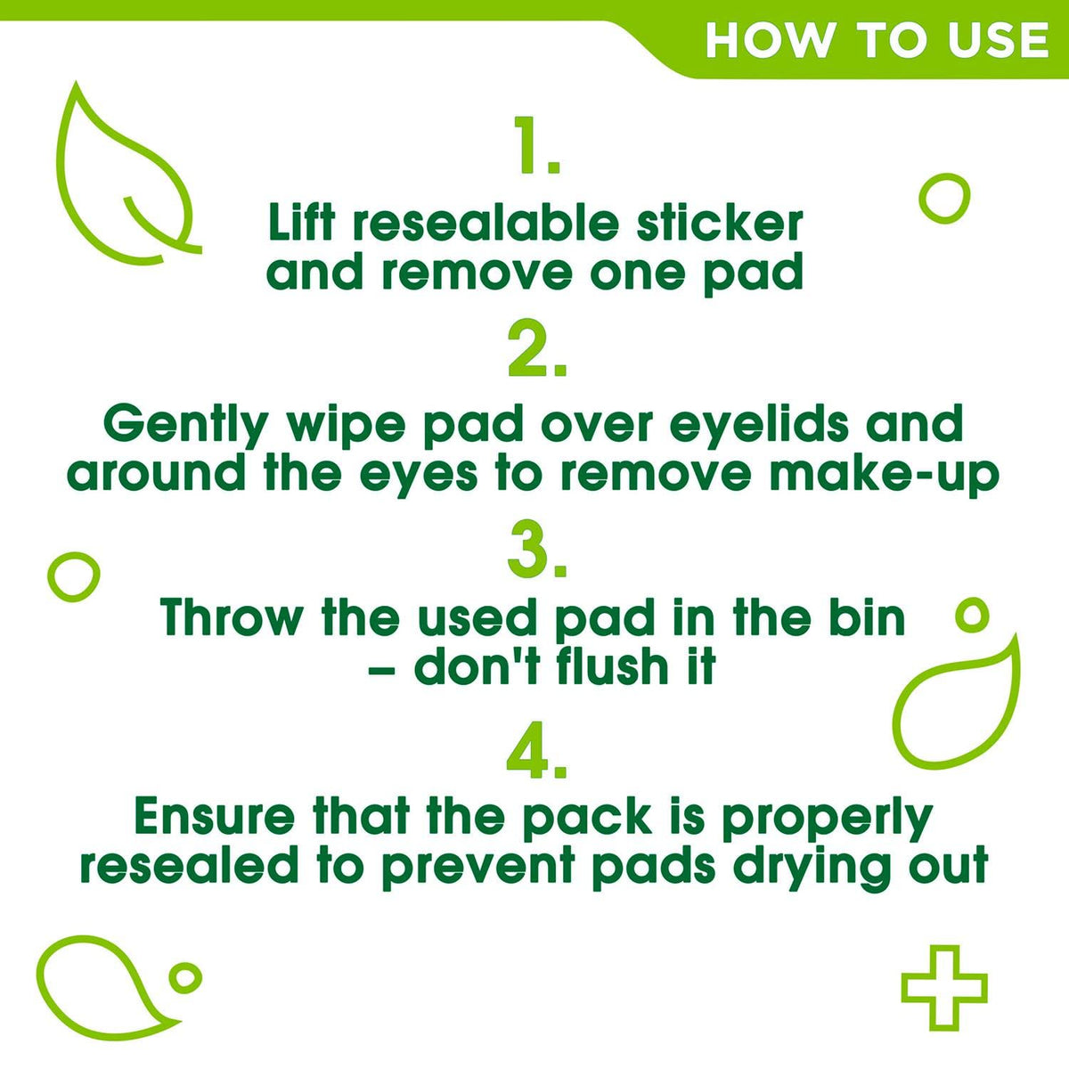 Simple Eye Makeup Remover Pads Makeup Remover 30 count