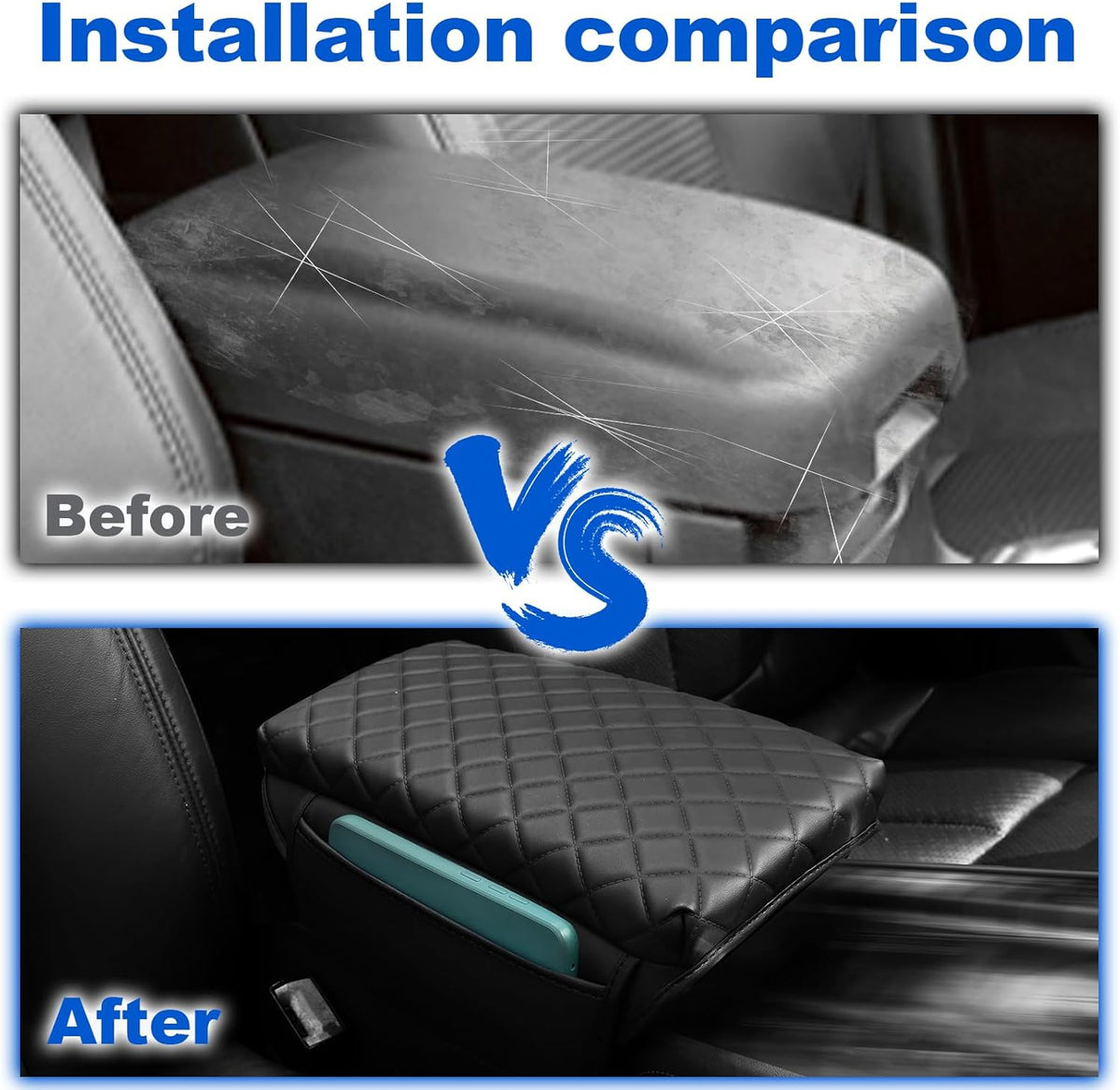 Center Console Armrest Cover for Hyundai Tucson 2022 2023 2024 2025 Armrest Box Pad Cover Protector Tucson Interior Accessories (Tucson22-24 pad)