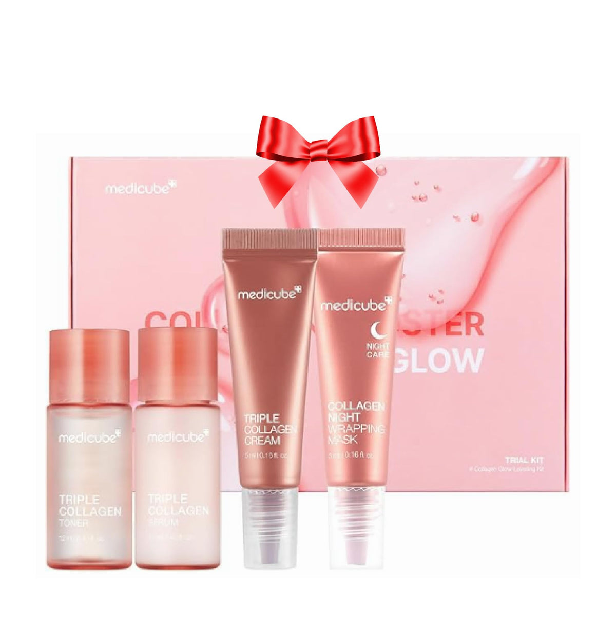 medicube Glass Skin Collagen Trial Kit - Mini Skincare Set