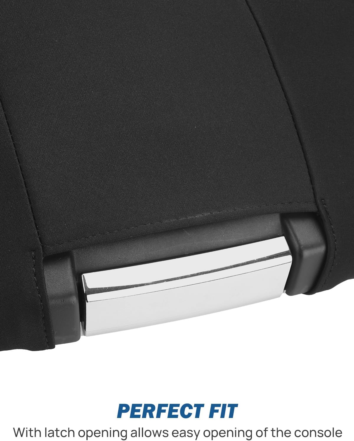 JOYTUTUS Center Console Cover Compatible with 2013-2018 Ram 1500 & 2013-2024 Ram 2500/3500/1500 Classic Model Jump Seat Console, Neoprene Arm Rest Armrest Cover for Car, Middle Console Cover Lid