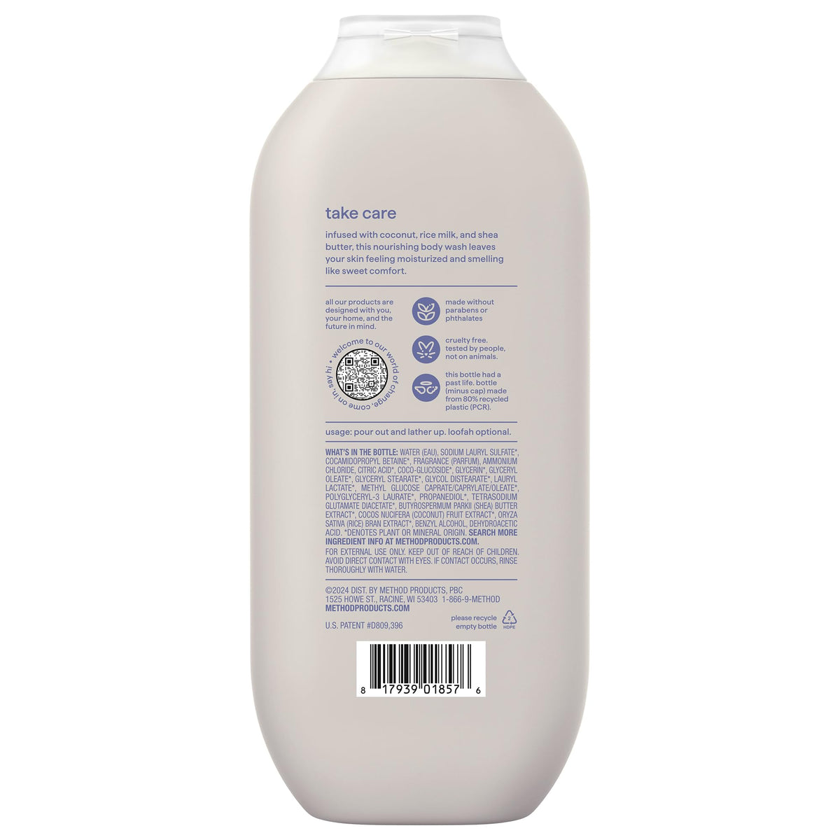 method Body Wash, Simply Nourish, 18 fl oz
