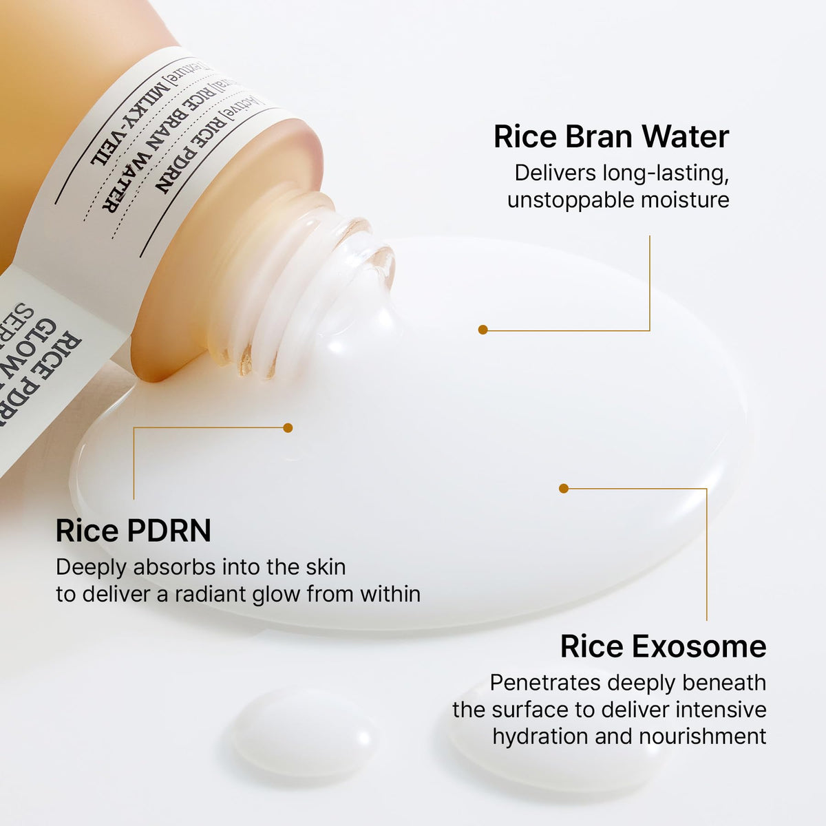 Rice PDRN Radiance Boosting Serum with PDRN and Rice Bran Water 1.69 fl oz