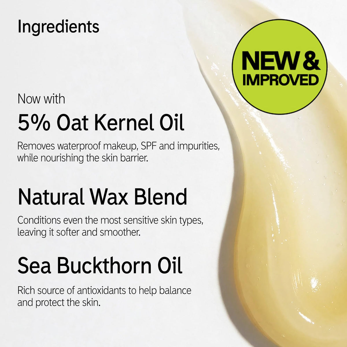 The INKEY List Oat Cleansing Balm 5 fl oz - New & Improved Formula