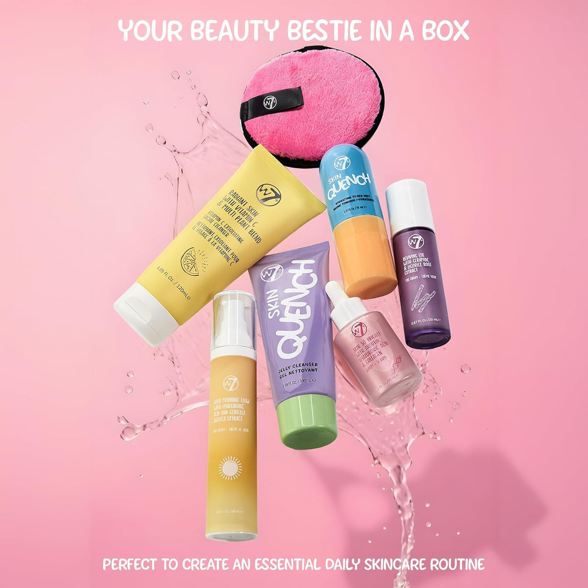 W7 Beauty Blast Skincare Secrets Set - Full Size Routine