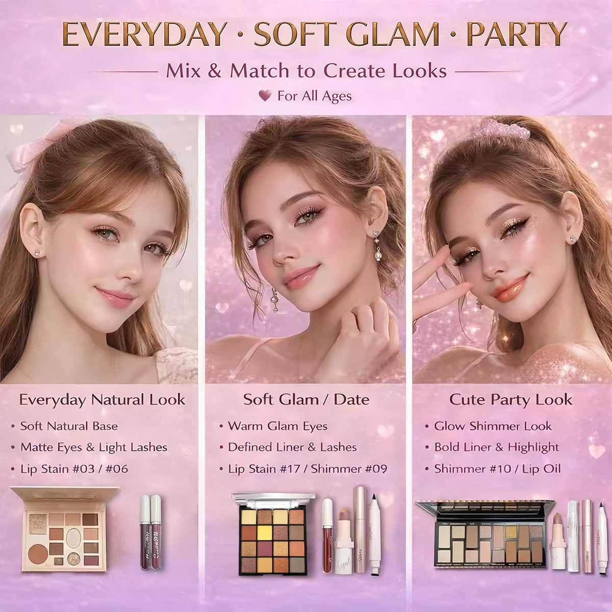 All in One Makeup Kit for Women & Beginners, Full Face Makeup Set