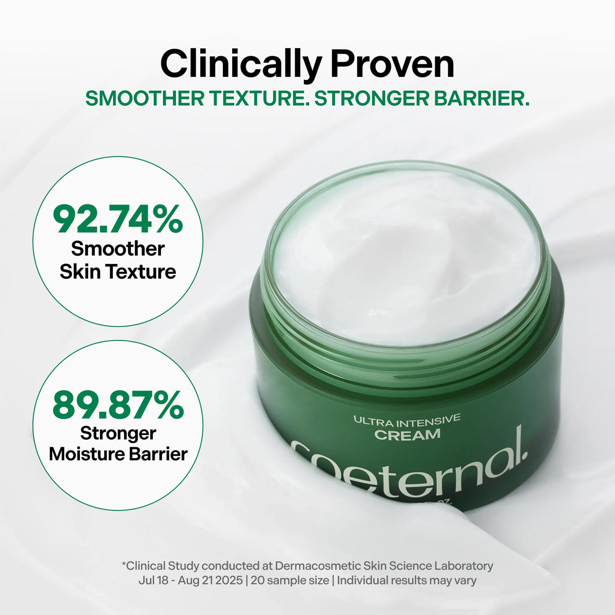 coeternal Reset + Restore Set, Seaweed Detox Wash Off Mask and Ultra Intensive Cream, Korean Skincare