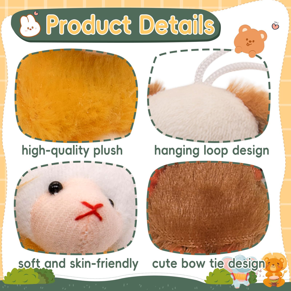 JoyRapt Small Stuffed Animals Bulk Gifts for Kids, Tiny Plushies Toys