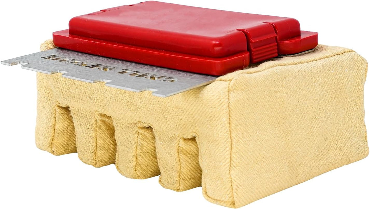 Grill Rescue BBQ Replaceable Cleaning Head, Bristle Free - Durable and Unique Grate Scraper Tools for Cast Iron or Stainless-Steel Grates, Barbecue Cleaner