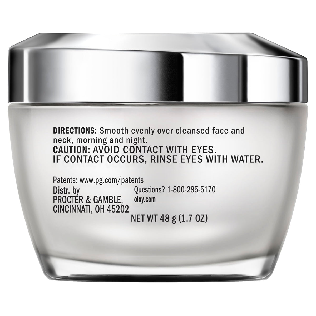 Olay Collagen Peptide Face Moisturizer, Firming Cream for Women, Fragrance-Free, Non-Greasy - Hydrating, Anti-Aging, Anti-Wrinkle, Smooth Fine Lines, Plumping Skin Care - Niacinamide, 1.7 Oz