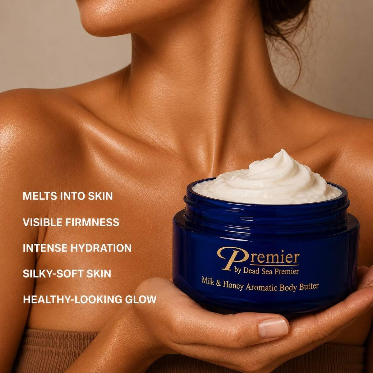Premier Dead Sea Anti-Aging Body Cream - Milk & Honey 5.95 Fl Oz