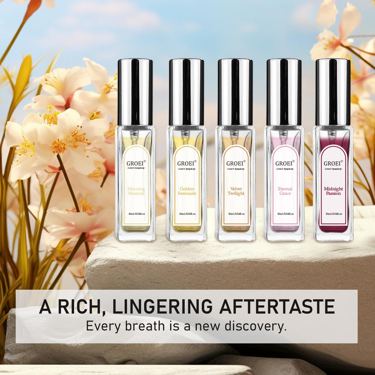 5-Piece Lover's Symphony Eau de Parfum Set – Floral & Fruity Perfume