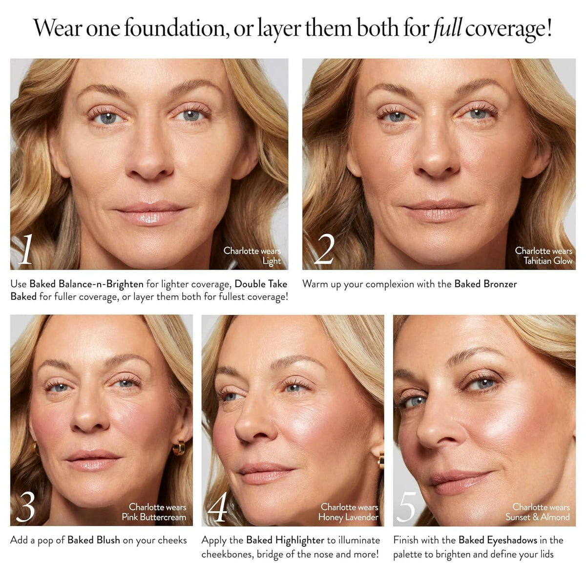 LAURA GELLER Baked Icons Full Face Palette With Foundation- Light