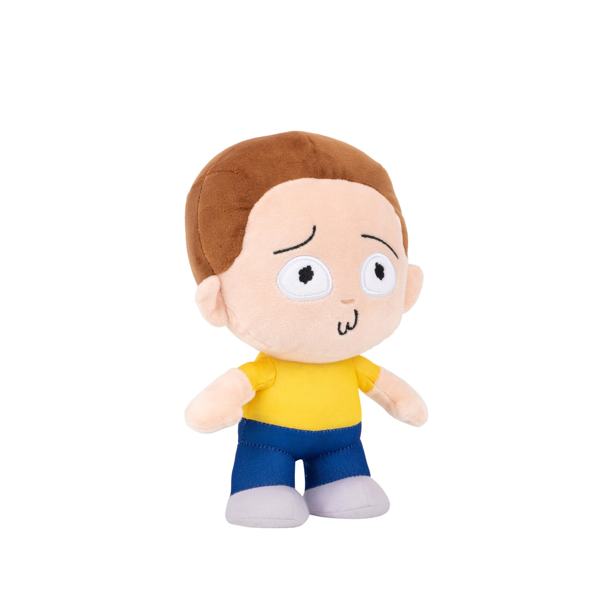 Jazwares Warner Bros. Discovery 8-Inch Morty Plush from Rick and Morty - Super-Soft and Huggable Plush Toy - Official Licensed - for All Ages
