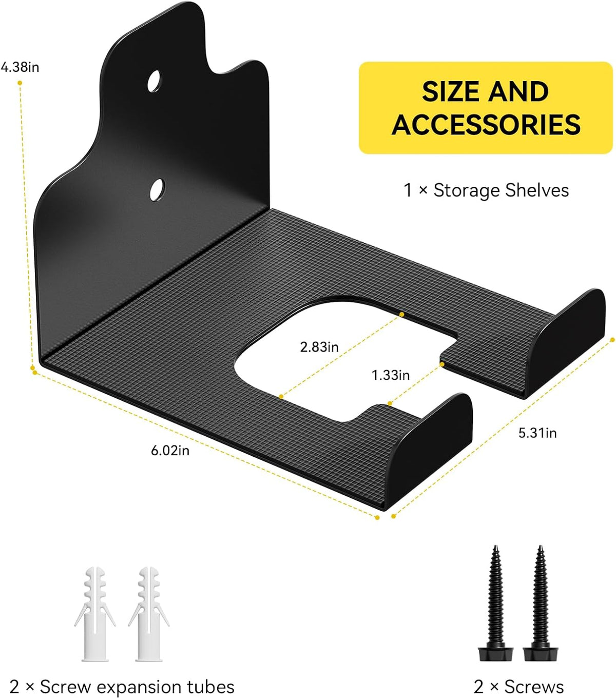 Garage Organizer Trimmer Rack, Garden Power Tool Hanger Weed Whackers Holder Wall Mounted for Grass Trimmer, Hedge Trimmer, Garage Trimmer, Garden Tools,3 Pack