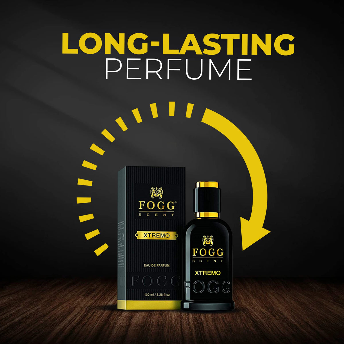 Fogg Scent Xtremo Eau de Parfum for Men | Fresh Spicy Perfume | Adventure Fragrance with Citrus, Leather & Musk | Long Lasting | 3.38 oz (100 ml)