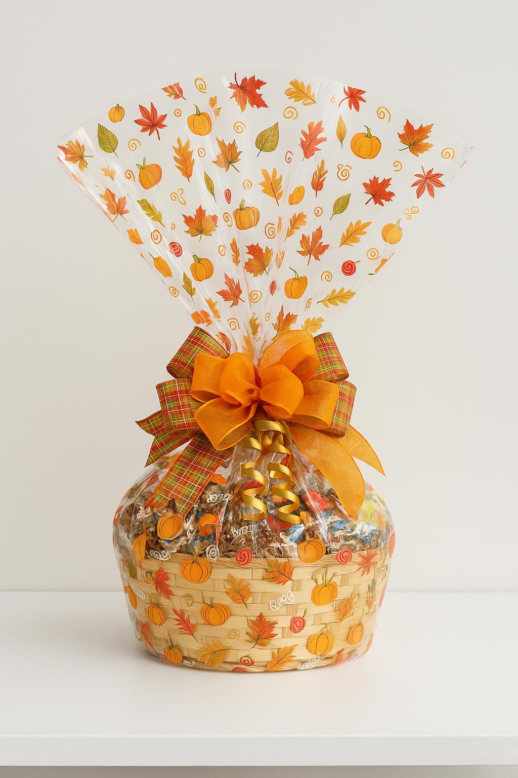 Handcrafted Gift Basket with Chocolates, Cookies, Snacks & Candy. Perfect for Birthdays, Sympathy, Holidays, Clients & Thank You Gifts (Upgrade