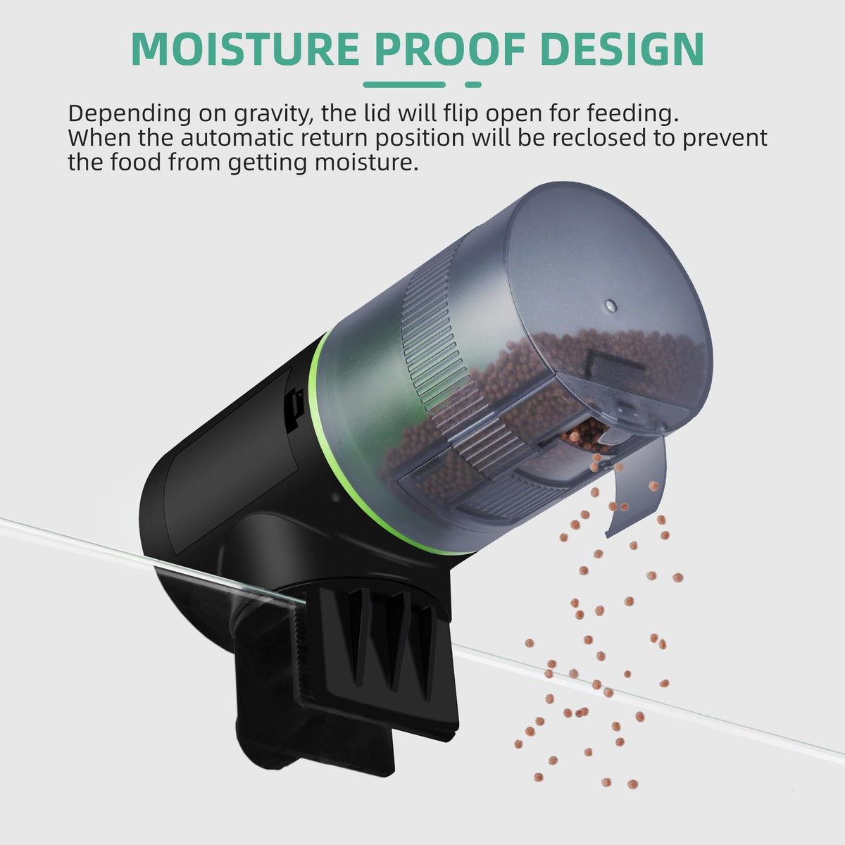 FREESEA Aquarium Automatic Fish Feeder: Programmable Dispenser