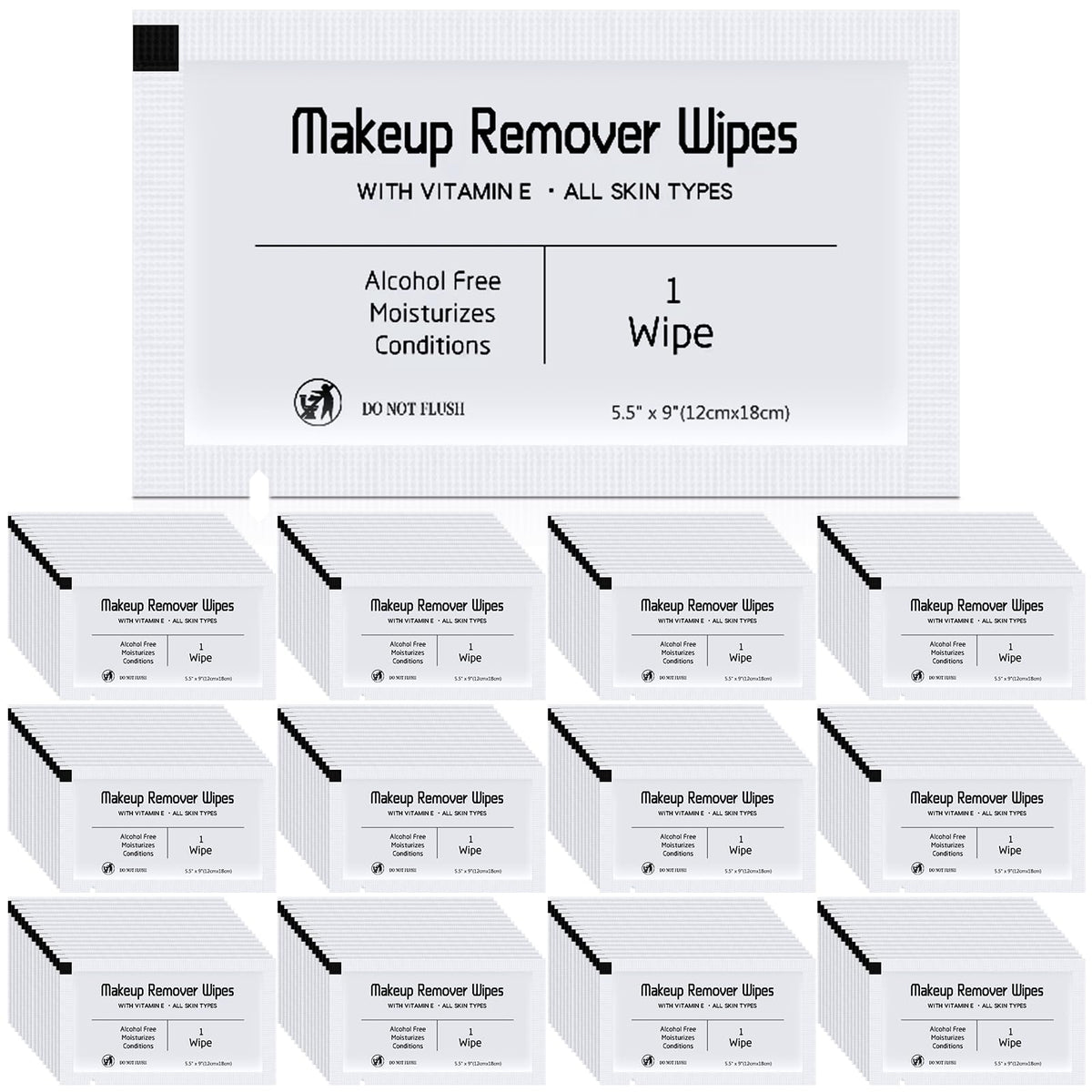 Swiffen 150 Pcs Makeup Remover Wipes Bulk Waterproof Makeup Wipes