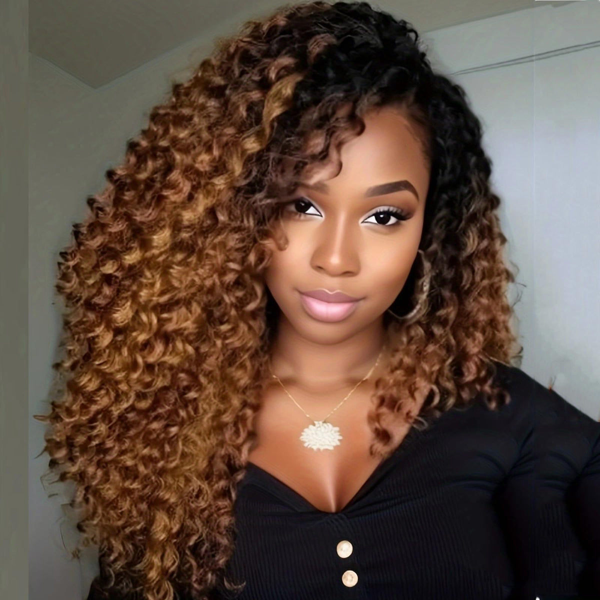 12Inch 2X Ringlet Wand Curl Crochet Hair 60 Strands Pre Looped Jamaican Bounce Crochet Hair Extensions Crochet Braiding Hair (12