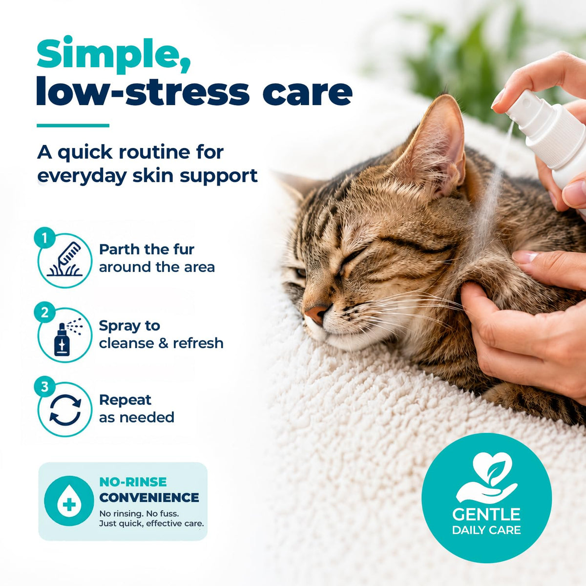 VİVAPEE Dog Wound Care Spray | Healing Aid and Skin Repair, Clean Wounds, Relieve Dog Skin Allergies, Safe for All Animals. 3.38 Ounces