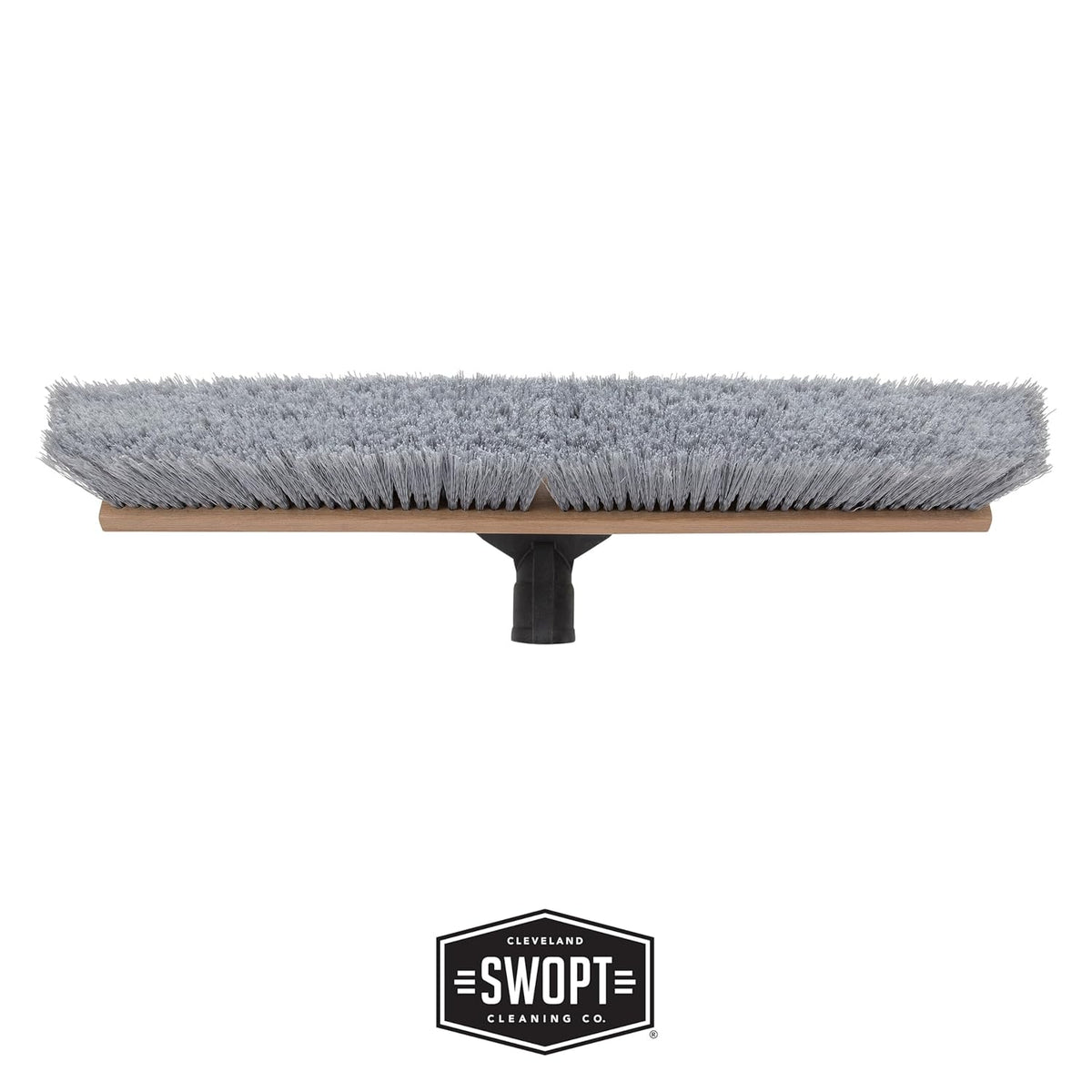 SWOPT 24” Premium Multi-Surface Push Broom Head — Indoor and Outdoor Push Broom — Cleaning Head Interchangeable with All SWOPT Cleaning Products for More Efficient Cleaning and Storage