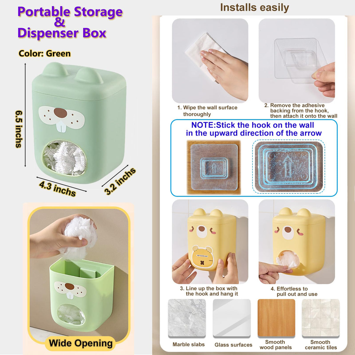 500 Filter Net Bags for Sink Drain Strainer with Storage & Dispenser Box