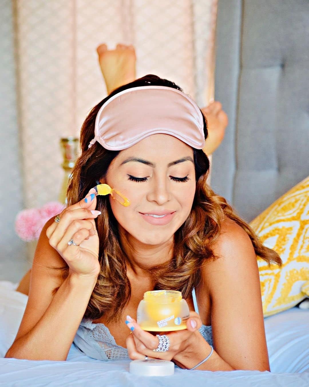 Saturday Skin Vitamin C Brightening Overnight Jelly Face Mask, 1.69 fl oz