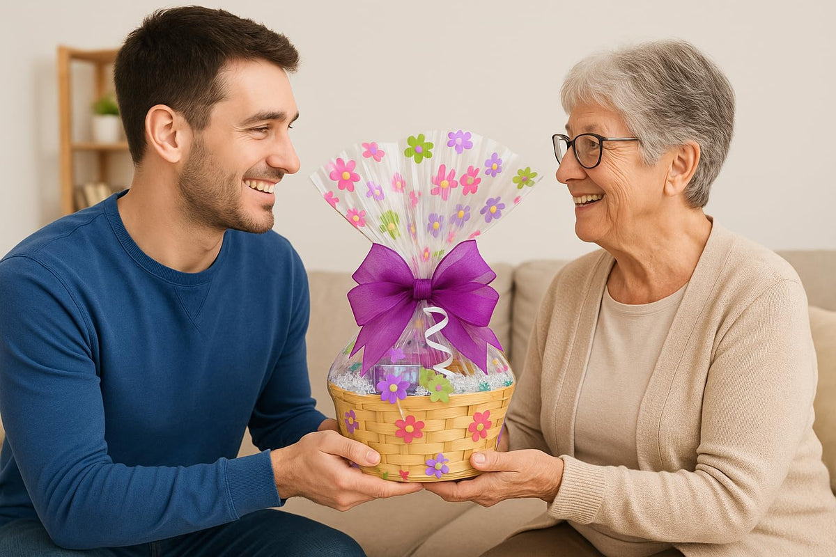 Handcrafted Gift Basket with Chocolates, Cookies, Snacks & Candy. Perfect for Birthdays, Sympathy, Holidays, Clients & Thank You Gifts (Small: $49.99