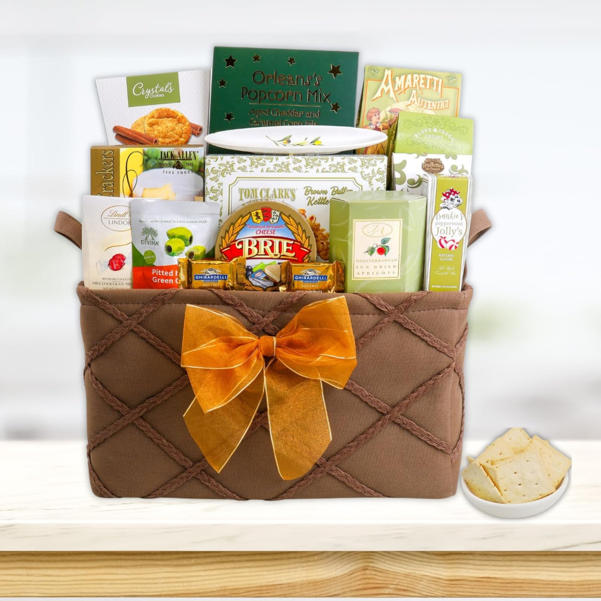 Alder Creek Gift Baskets The Ambassador Sweet and Savory Gift Basket Gift for Women, Men, College, Appreciation, Thank You, Birthday, Corporate, Get