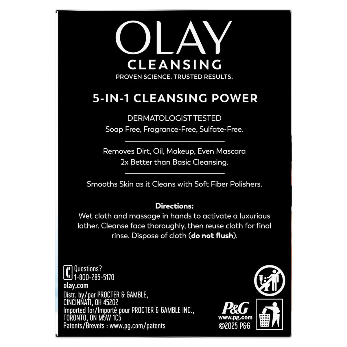 Olay Eye Makeup Remover Wipes, Daily Facials Gentle Face Cleanser for Sensitive Skin, Alcohol and Fragrance Free, Soft Face Wash Towels, Travel Essentials for Women, Dry Cloths, 99 ct (3 X 33ct)