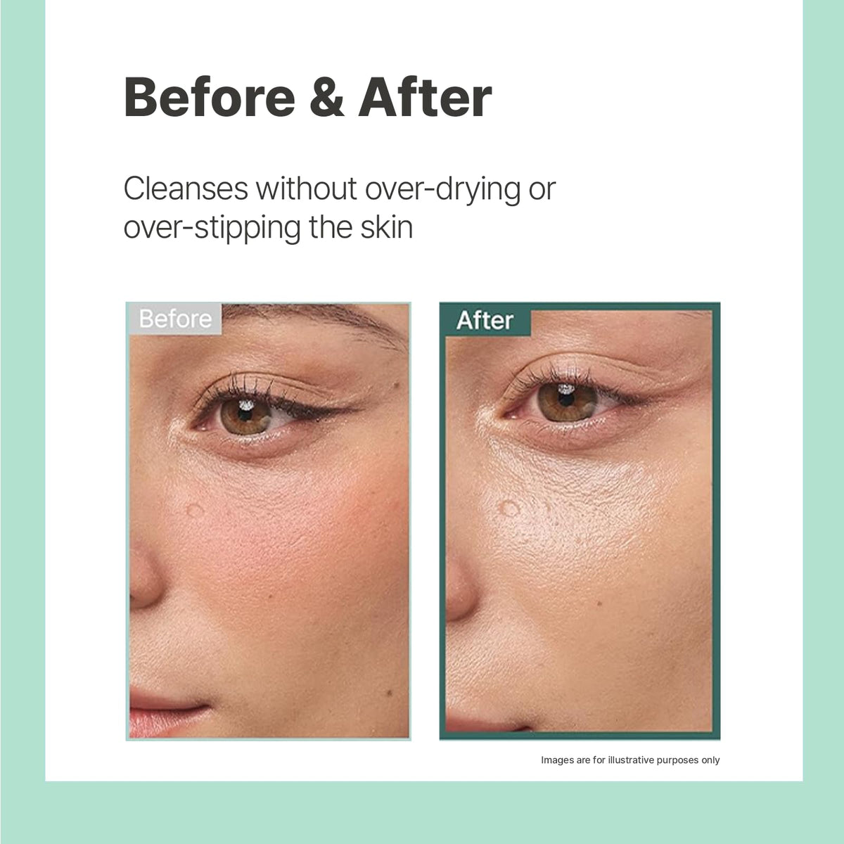 Illiyoon Gentle Deep Facial Cleanser | Low pH Gel-to-Foam Face Wash for Sensitive Skin, Hydrating Gel Cleanser & Daily Makeup Remover, Korean Skincare, 8.45 fl.oz.