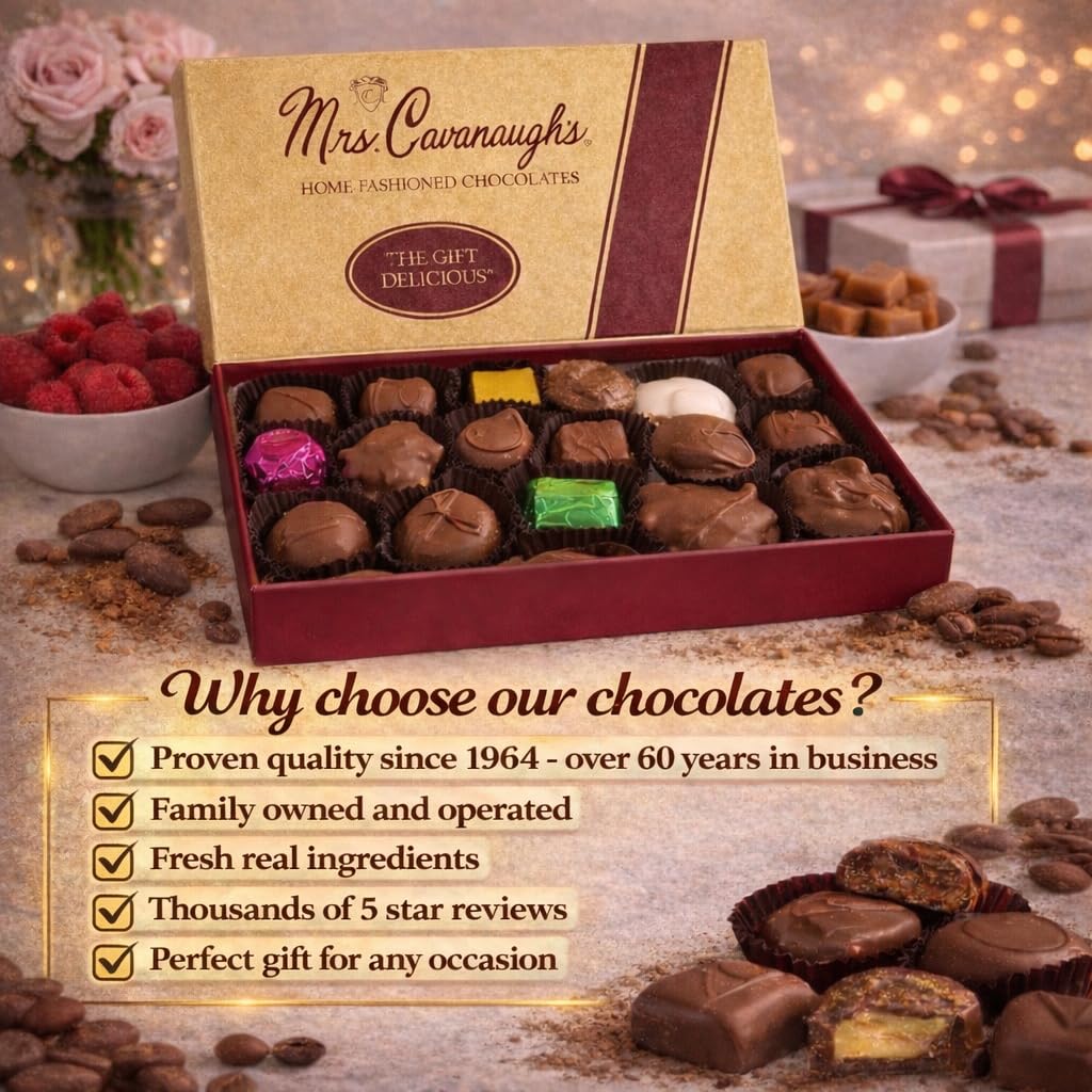 Mrs. Cavanaugh's 1 lb Raspberry Lemonade Cream Dark Chocolate