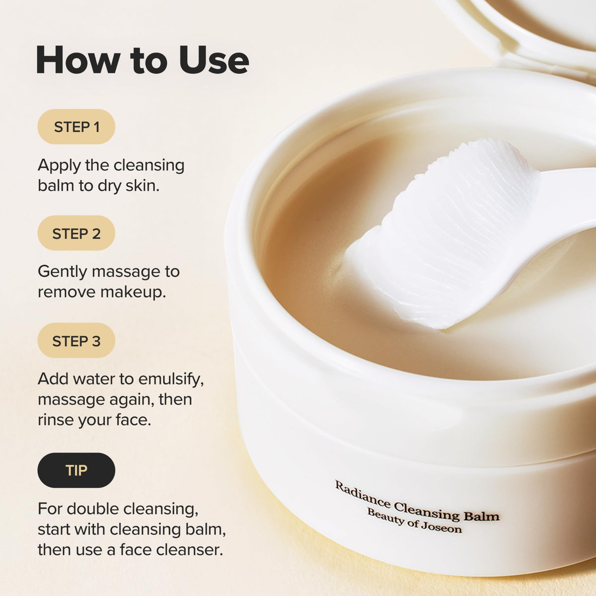 Beauty of Joseon Radiance Cleansing Balm Makeup & Sunscreen Remover