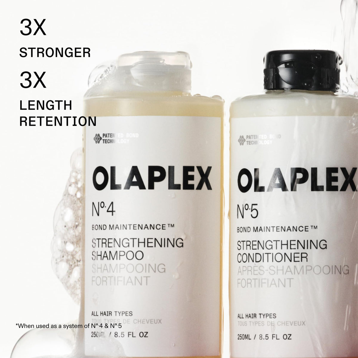 OLAPLEX N°.4 Bond Maintenance™ Strengthening Shampoo | Bond Repair, 250 mL