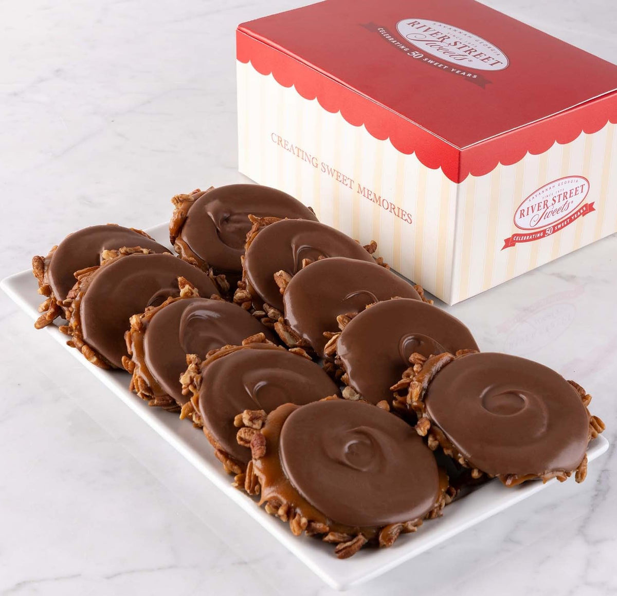 Milk Chocolate Bear Claws 10 piece Classic Box | River Street Sweets