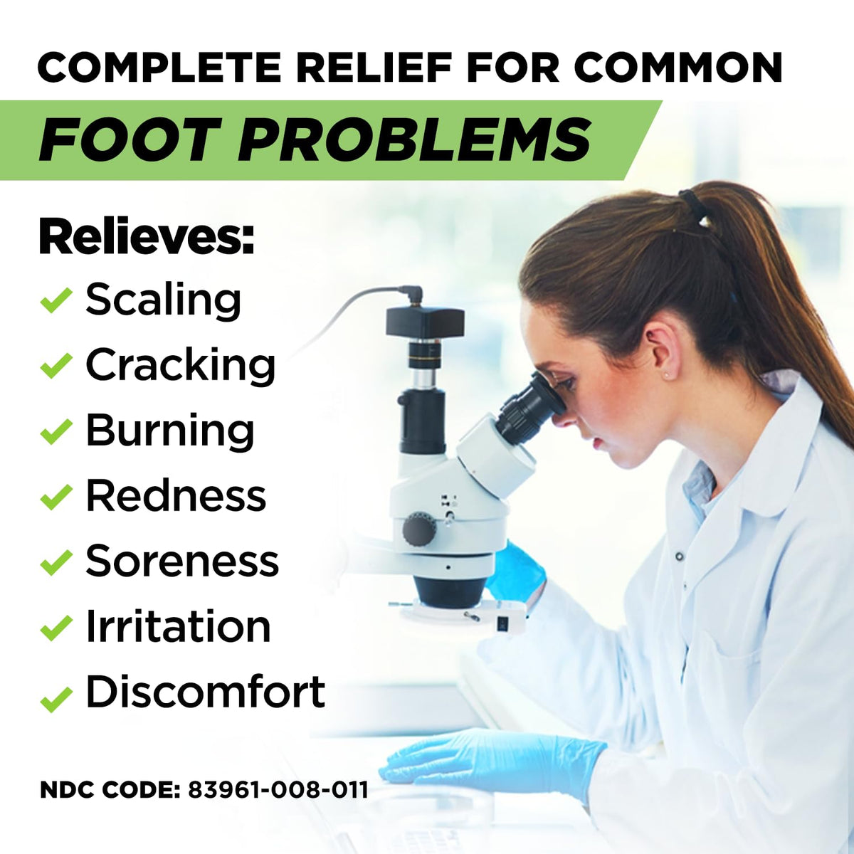 Antifungal Cream for Athletes Foot, Jock Itch, Ringworm, Dry Cracked Heel
