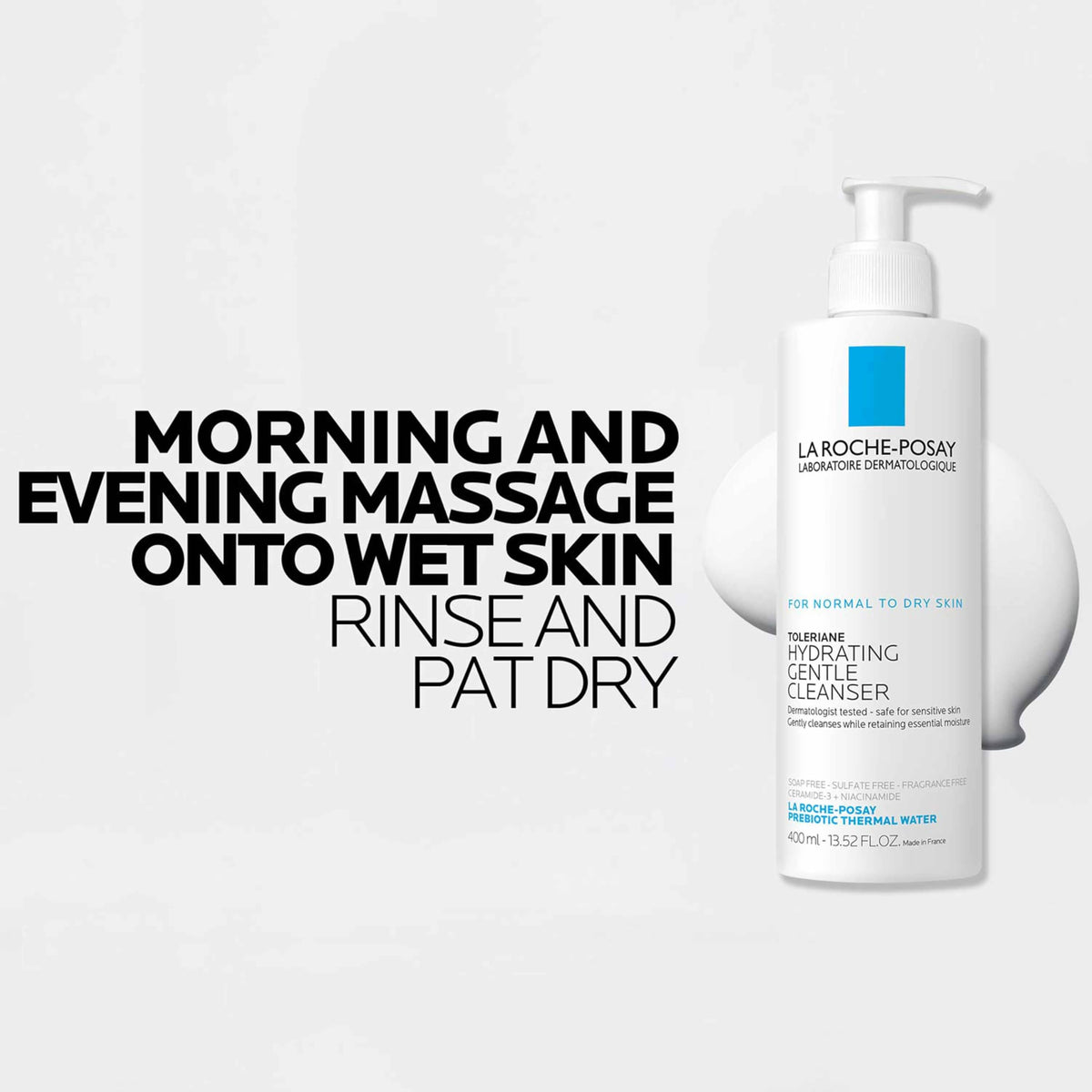La Roche-Posay Toleriane Hydrating Gentle Facial Cleanser, 13.52oz