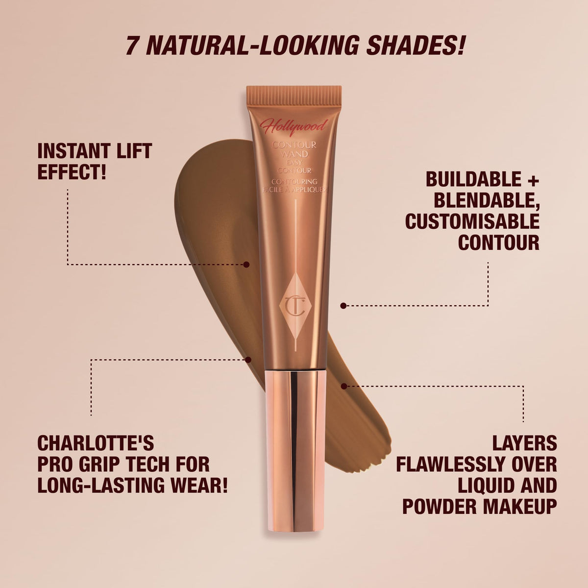 Charlotte Tilbury Hollywood Liquid Contour Wand - Liquid Bronzer