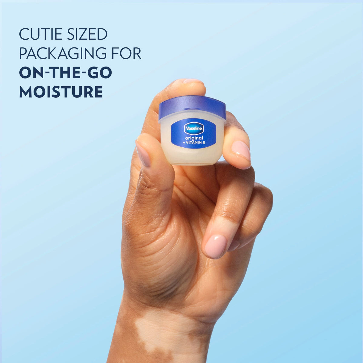 Vaseline Lip Therapy Original Mini Lip Balm, Hydrating Dry Lips 0.5oz 2ct