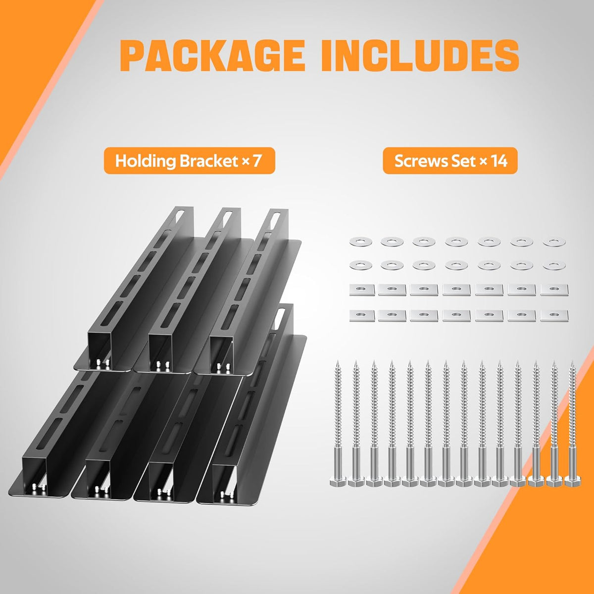 Ultrawall Overhead Garage Storage Rack, Heavy Duty Ceiling Storage Rack, 26 Inch Adjustable Ceiling Bin Storage System, 7 Sets for 6 Bins