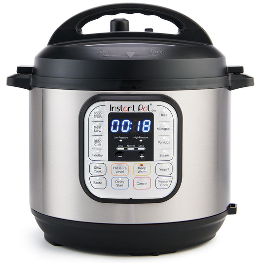 Instant Pot Duo 6 Qt 7-in-1 Electric Pressure Cooker, Stainless Steel