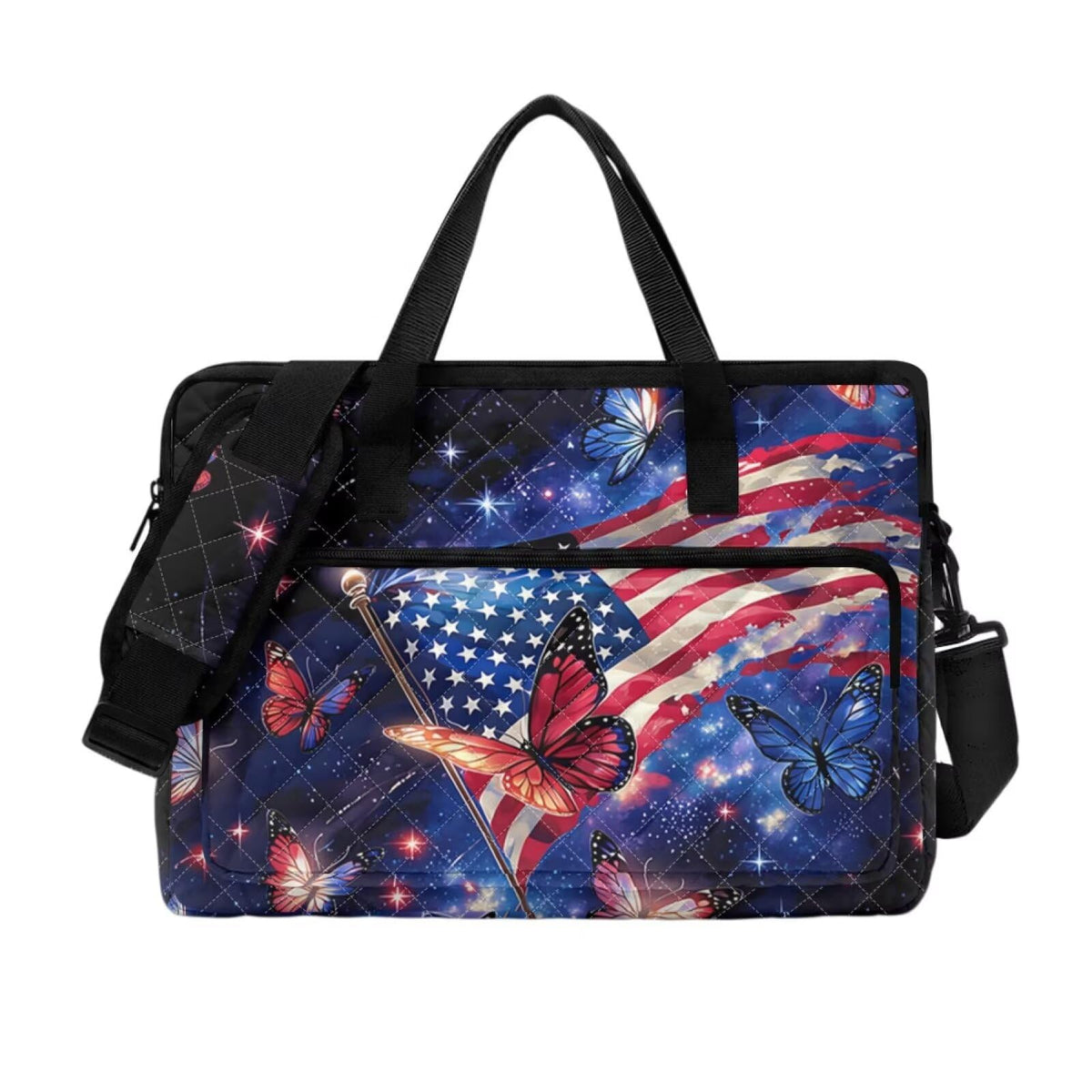 Laptop Sleeve, Laptop Cover with Adjustable Strap Computer Bag Tablet Notebook Sleeves Handbag Messenger Briefcase - color: Us 250 Years Design