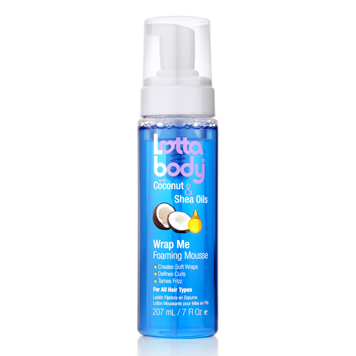 Lottabody Coconut & Shea Wrap Me Foaming Mousse, 7 oz