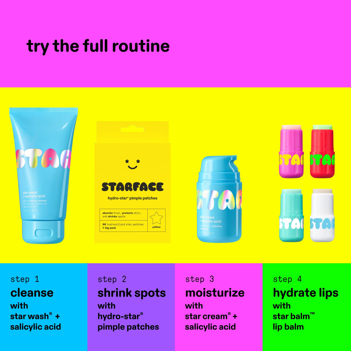 Starface Star Balm® Starfruit, Lip Balm & Moisturizer, 0.15 oz, 1 Pack