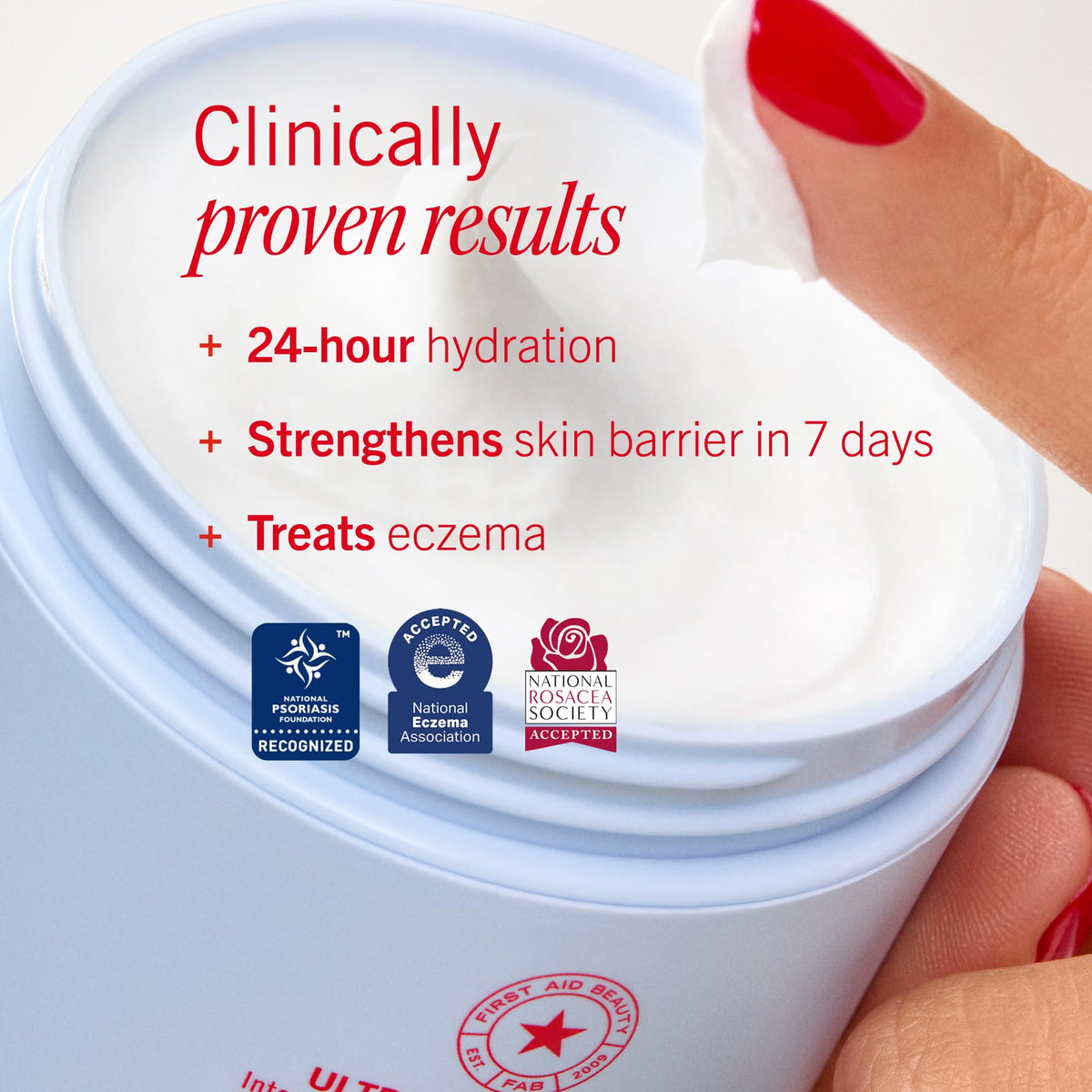 First Aid Beauty Ultra Repair Cream, Intense Hydration, 4 oz