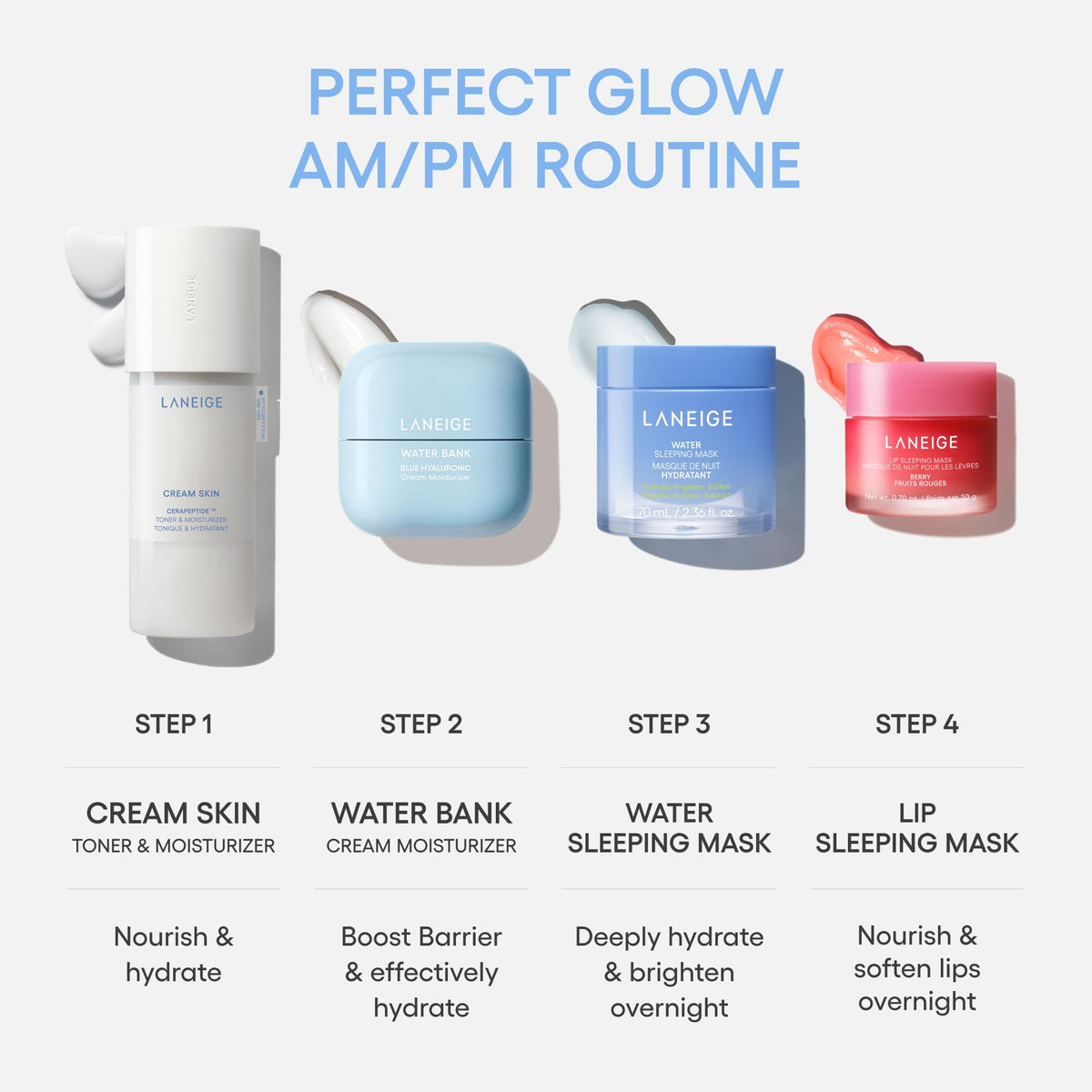 LANEIGE Cream Skin Face Hydrating Milky Toner: Lightweight Refillable Korean Toner & Moisturizer with Ceramides & Peptides for Soothing Hydration & Barrier Support | Korean Skin Care, 170 ml