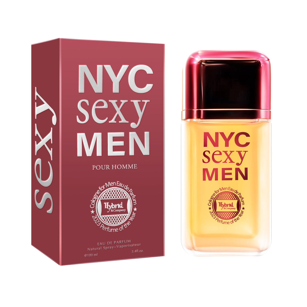 Hybrid & Company Nyc Sexy Men Smooth And Mature Scent Charming Oriental Perfume,3.4 Fl Oz (Packaging May Vary)
